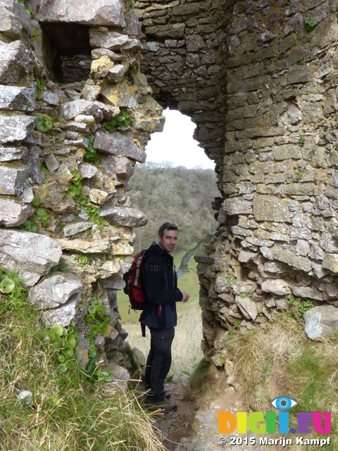 FZ012402 Wouko at Pennard Castle Three Cliffs Bay